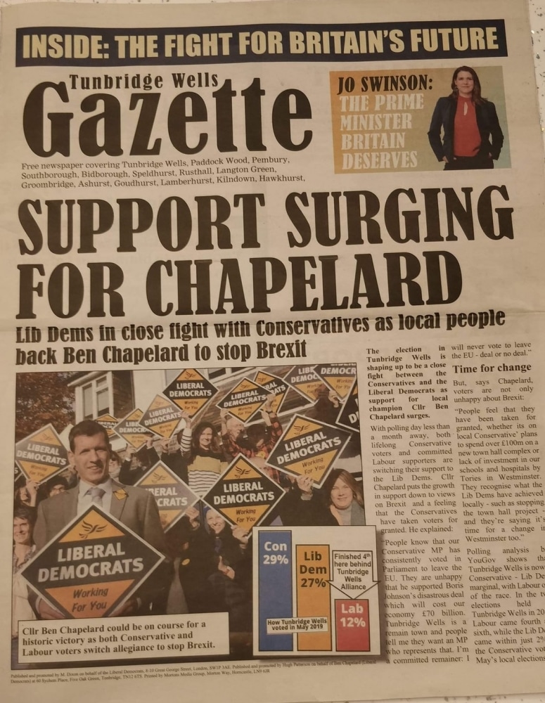 Lib Dems caught up in fake newspaper controversy